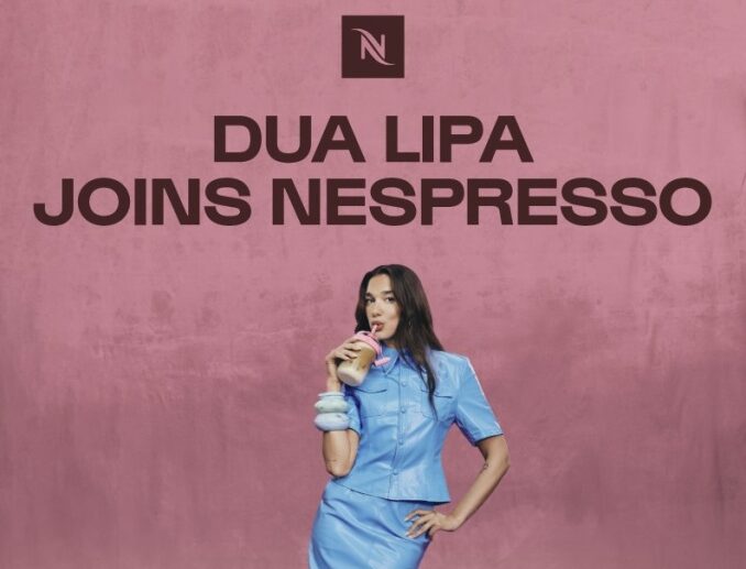 &Eta; DUA LIPA &epsilon;ί&nu;&alpha;&iota; &tau;&omicron; &nu;έ&omicron; &pi;&rho;ό&sigma;&omega;&pi;&omicron; &tau;&eta;&sigmaf; NESPRESSO