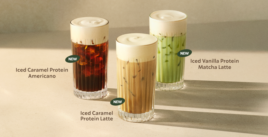 &Eta; Starbucks &pi;&alpha;&rho;&omicron;&upsilon;&sigma;&iota;ά&zeta;&epsilon;&iota; &tau;&eta; &nu;έ&alpha; &sigma;&epsilon;&iota;&rho;ά Protein Beverages &kappa;&alpha;&iota; &tau;&omicron; Protein Cold Foam add‑on