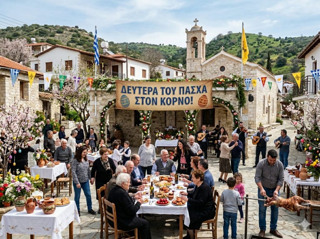 &Sigma;&tau;&omicron;&nu; &Kappa;ό&rho;&nu;&omicron; &eta; &pi;&alpha;&rho;ά&delta;&omicron;&sigma;&eta; &zeta;&omega;&nu;&tau;ά&nu;&epsilon;&psi;&epsilon; &xi;&alpha;&nu;ά: &Mu;&iota;&alpha; &pi;&alpha;&sigma;&chi;&alpha;&lambda;&iota;&nu;ή &sigma;&upsilon;&nu;ά&nu;&tau;&eta;&sigma;&eta; &gamma;&epsilon;&mu;ά&tau;&eta; &alpha;&xi;έ&chi;&alpha;&sigma;&tau;&epsilon;&sigmaf; &sigma;&tau;&iota;&gamma;&mu;έ&sigmaf;