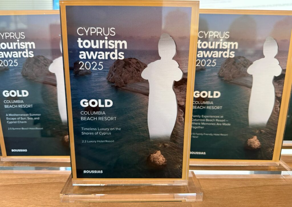 &Pi;έ&nu;&tau;&epsilon; &nu;έ&epsilon;&sigmaf; &beta;&rho;&alpha;&beta;&epsilon;ύ&sigma;&epsilon;&iota;&sigmaf; &gamma;&iota;&alpha; &tau;&omicron; Columbia Beach Resort &sigma;&tau;&alpha; Cyprus Tourism Awards 2025