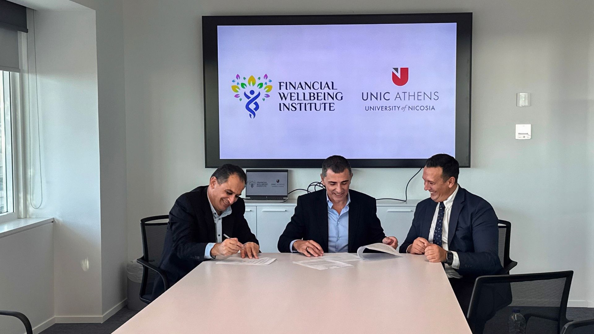Financial Wellbeing Institute και Πανεπιστήμιο Λευκωσίας / UNIC Athens ενώνουν δυνάμεις για τη χρηματοοικονομική ευημερία σε Κύπρο και Ελλάδα Financial Wellbeing Institute και Πανεπιστήμιο Λευκωσίας / UNIC Athens ενώνουν δυνάμεις για τη χρηματοοικονομική ευημερία σε Κύπρο και Ελλάδα