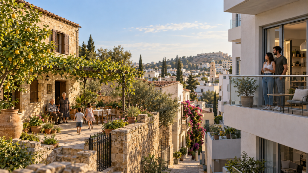 Από την αυλή στο μπαλκόνι: Πώς η Κύπρος πέρασε από τα μεγάλα σπίτια των παππούδων μας στα διαμερίσματα Από την αυλή στο μπαλκόνι: Πώς η Κύπρος πέρασε από τα μεγάλα σπίτια των παππούδων μας στα διαμερίσματα