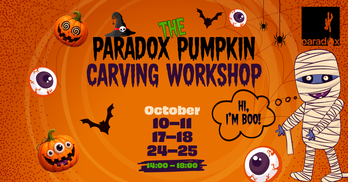 Halloween στο Paradox: BOO’S PARADOX PUMPKIN WORKSHOP