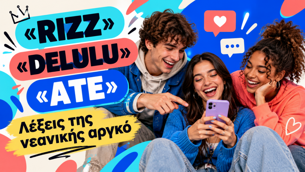 «Rizz», «delulu», «ate»: λέξεις της νεανικής αργκό που ίσως δεν γνωρίζεις