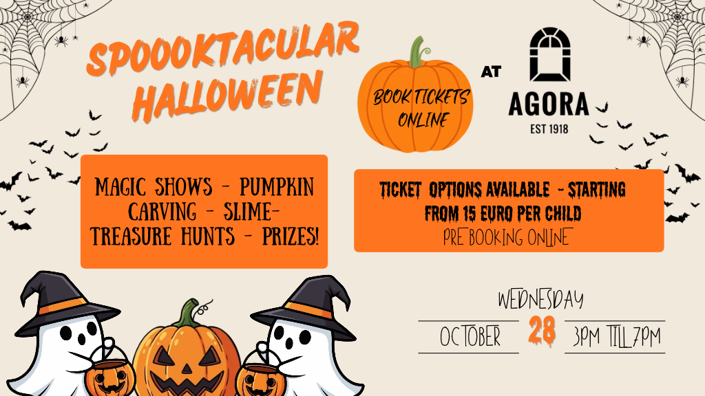 Το Halloween έρχεται στο Limassol AGORA με δύο μοναδικές εκδηλώσεις! Το Halloween έρχεται στο Limassol AGORA με δύο μοναδικές εκδηλώσεις!